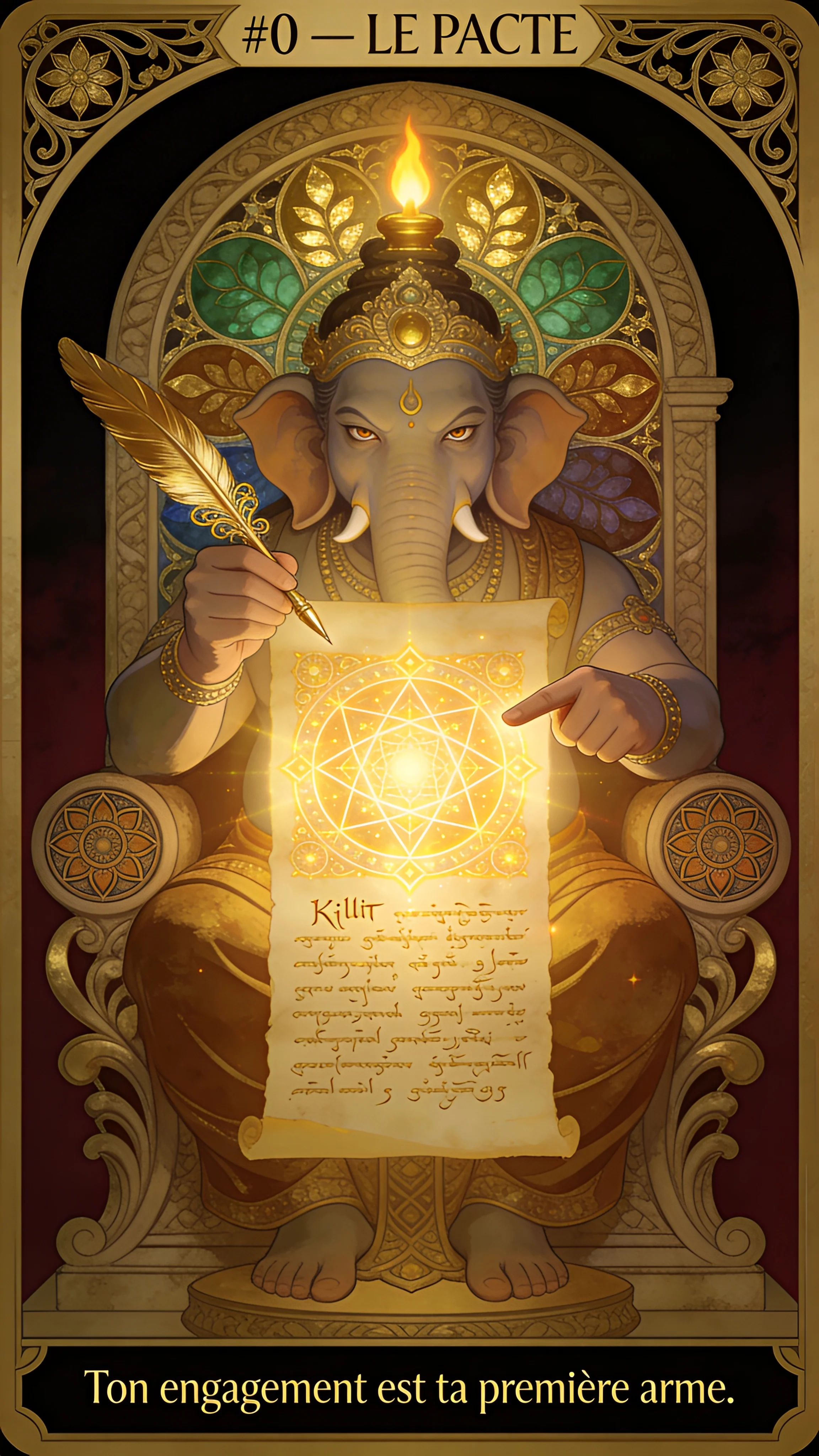 Carte #0 — Le Pacte : Ton engagement est ta première arme
