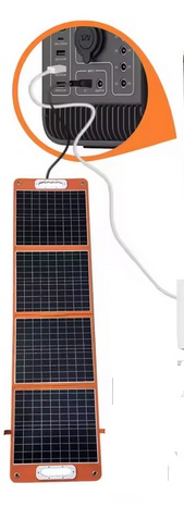 Panneau solaire pliable